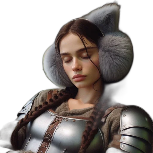 robot, face, crown, sword transparent PNG cut-out