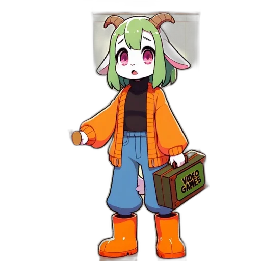 staff, jacket, creature, animal transparent PNG cut-out