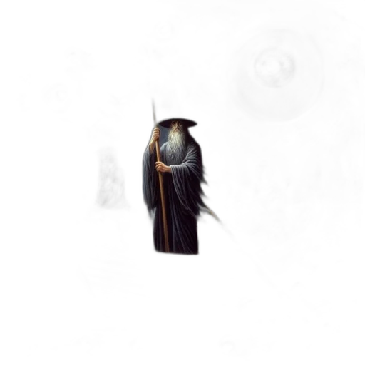 staff, animal, creature, crown transparent PNG cut-out