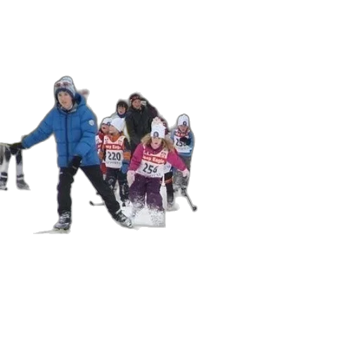 jacket, snow, group, people transparent PNG cut-out
