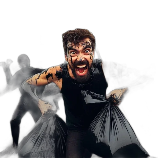 creature, mask, concept art, comic book art transparent PNG cut-out
