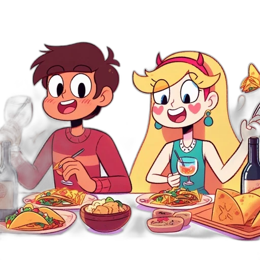 food, crown, dress, staff transparent PNG cut-out