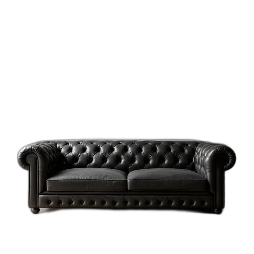 furniture, crown, 3d render, dark transparent PNG cut-out