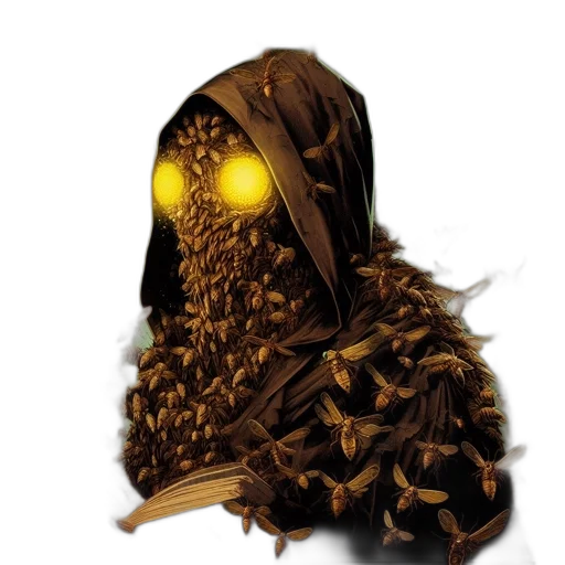 mask, creature, face, jacket transparent PNG cut-out