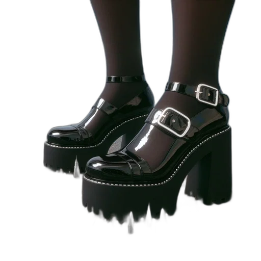 shoes, photorealistic, image, oversized transparent PNG cut-out