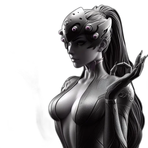 robot, mask, dress, crown transparent PNG cut-out