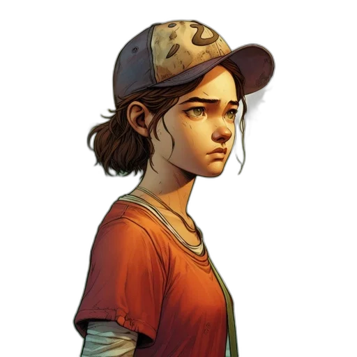 face, hat, staff, concept art transparent PNG cut-out