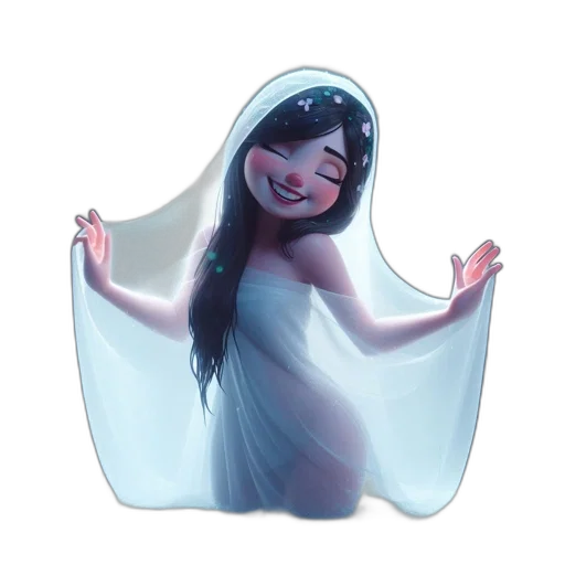 dress, creature, mask, face transparent PNG cut-out