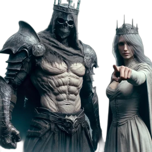 concept art, comic book art, fantasy art, 3d render transparent PNG cut-out