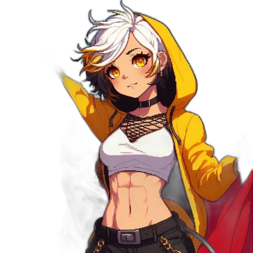 jacket, pixel art, concept art, anime transparent PNG cut-out