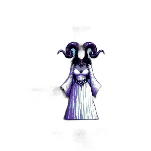 staff, creature, dress, mask transparent PNG cut-out