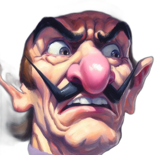 face, mask, staff, creature transparent PNG cut-out