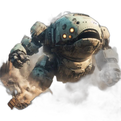 robot, weapon, creature, mask transparent PNG cut-out
