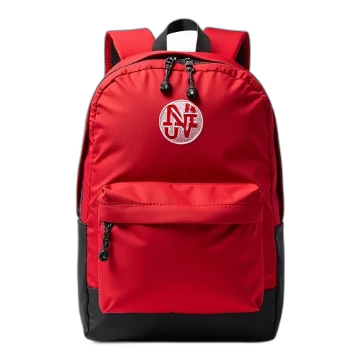 jacket, 3d render, red, black transparent PNG cut-out