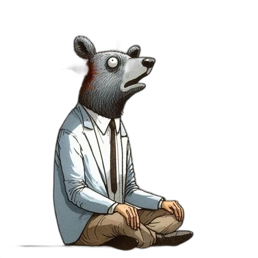staff, animal, jacket, concept art transparent PNG cut-out
