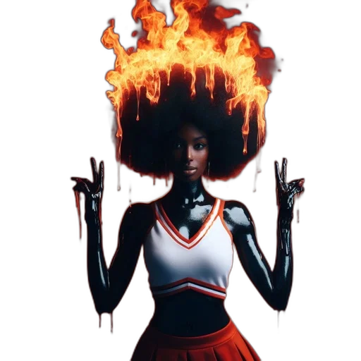 staff, hair, dress, jacket transparent PNG cut-out