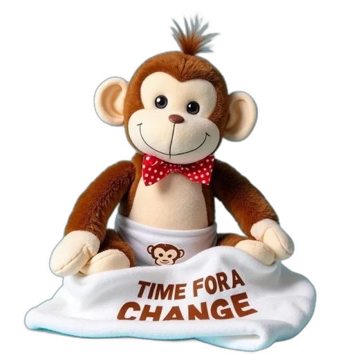 staff, 3d render, photorealistic, plush transparent PNG cut-out