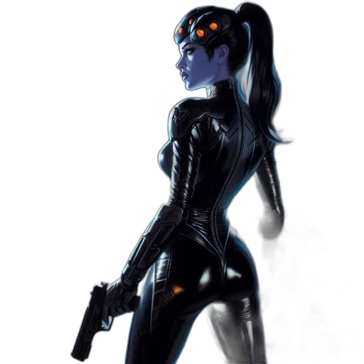 weapon, concept art, comic book art, cyberpunk transparent PNG cut-out