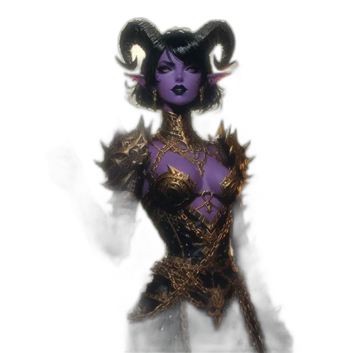 mask, creature, staff, fantasy art transparent PNG cut-out