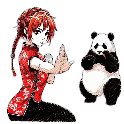 animal, anime, concept art, pixel art transparent PNG cut-out