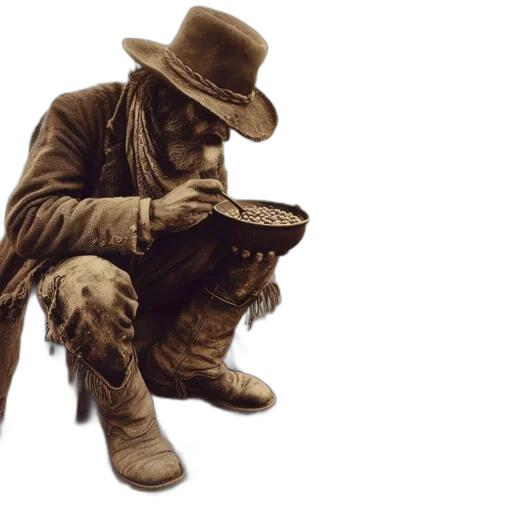 hat, concept art, photorealistic, comic book art transparent PNG cut-out