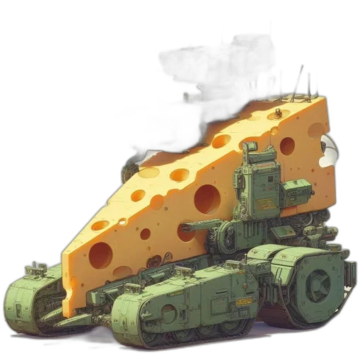 weapon, food, car, robot transparent PNG cut-out