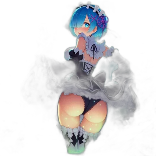 dress, robot, mask, staff transparent PNG cut-out