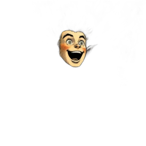 face, mask, staff, creature transparent PNG cut-out