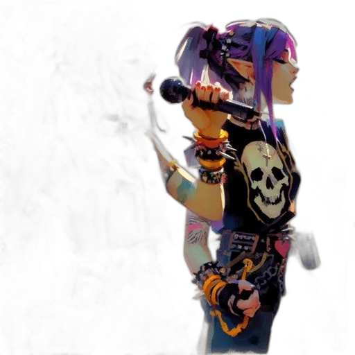 robot, staff, mask, weapon transparent PNG cut-out