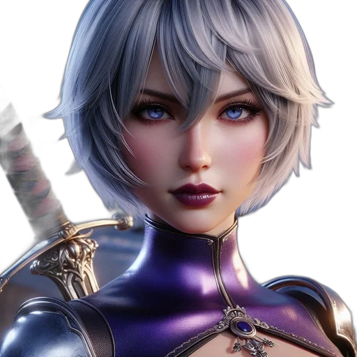 sword, face, robot, weapon transparent PNG cut-out