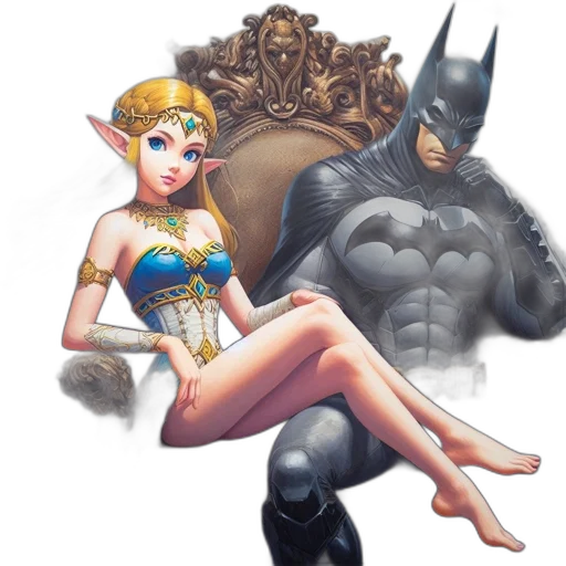 dress, comic book art, fantasy art, concept art transparent PNG cut-out