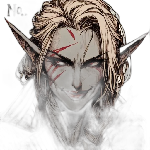 face, mask, creature, staff transparent PNG cut-out