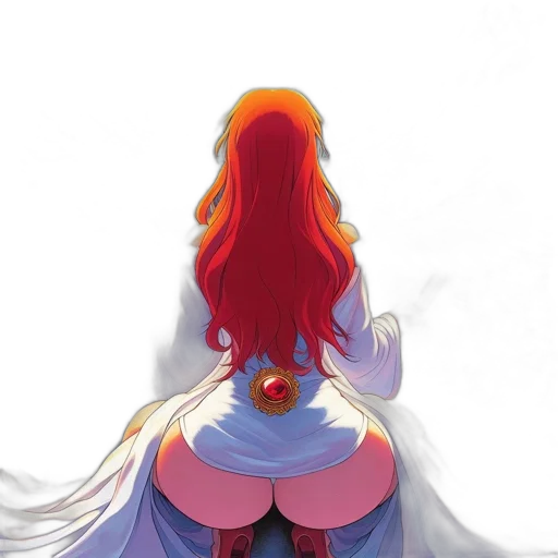 dress, crown, hair, concept art transparent PNG cut-out