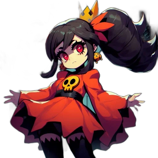 crown, staff, dress, flower transparent PNG cut-out