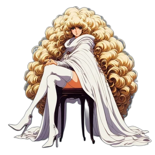 hair, dress, jacket, crown transparent PNG cut-out