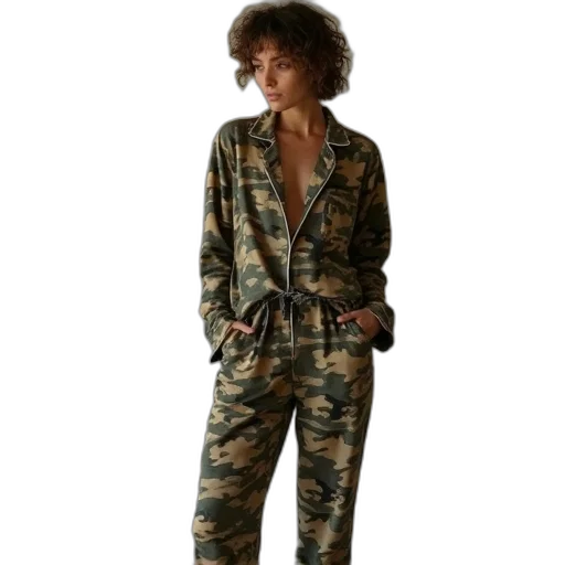 jacket, dress, earth tones, model transparent PNG cut-out