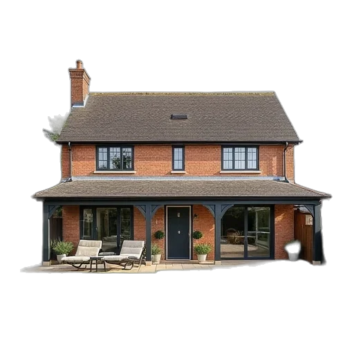 building, 3d render, photorealistic, bedroom transparent PNG cut-out