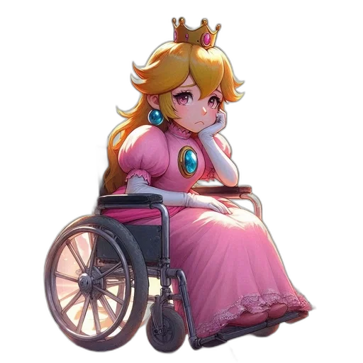 crown, dress, weapon, staff transparent PNG cut-out