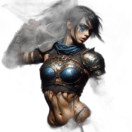 sword, fantasy art, concept art, comic book art transparent PNG cut-out