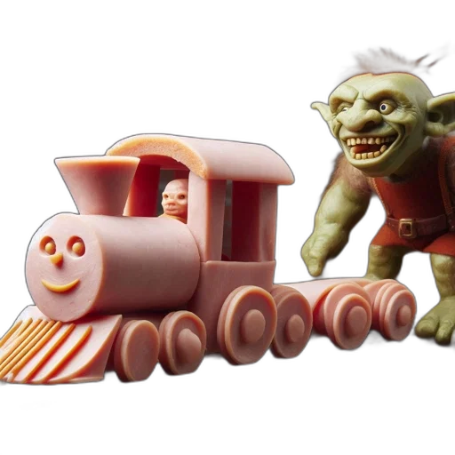 car, creature, concept art, 3d render transparent PNG cut-out