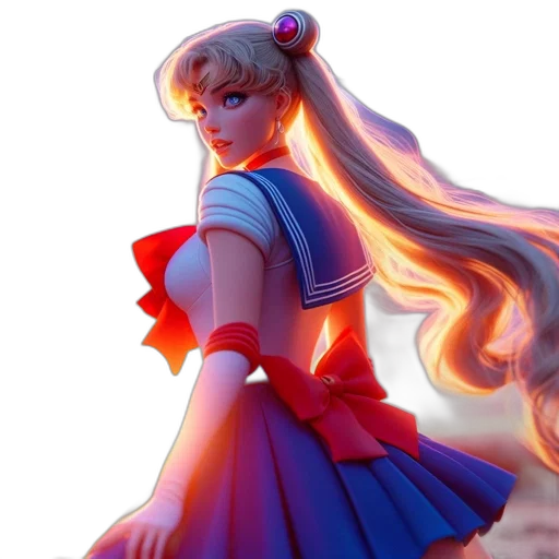 dress, 3d render, anime, concept art transparent PNG cut-out