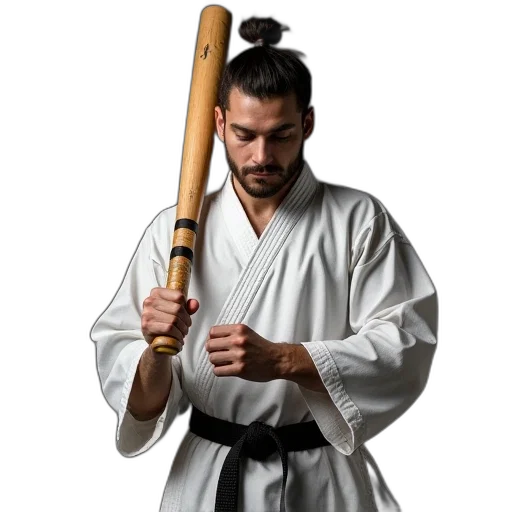 staff, sword, weapon, jacket transparent PNG cut-out