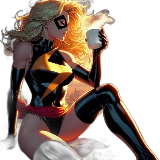 comic book art, concept art, cartoon, fantasy art transparent PNG cut-out