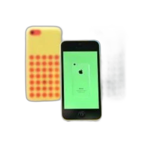 3d render, green, neon, iphone transparent PNG cut-out