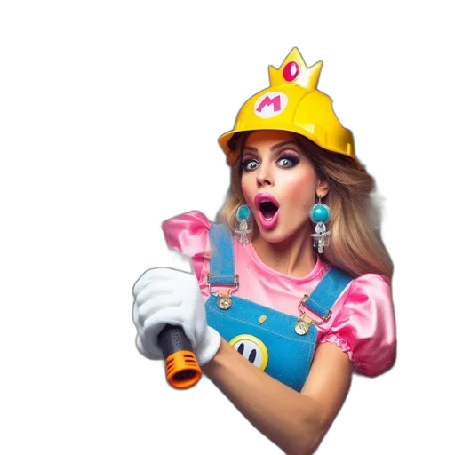staff, crown, hat, dress transparent PNG cut-out