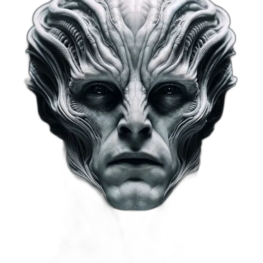 mask, face, creature, robot transparent PNG cut-out