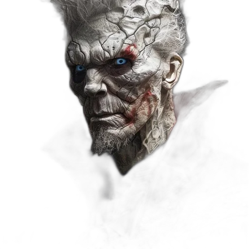 face, mask, creature, concept art transparent PNG cut-out