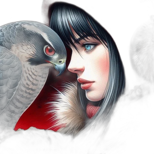 photorealistic, fantasy art, concept art, comic book art transparent PNG cut-out