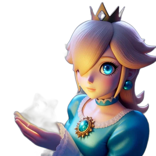 crown, dress, staff, face transparent PNG cut-out