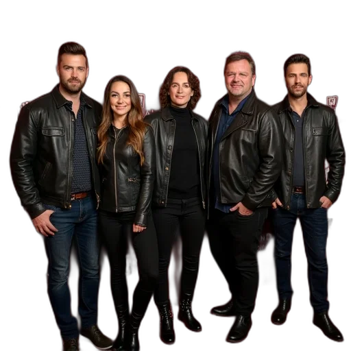 jacket, cast, heartland, red transparent PNG cut-out